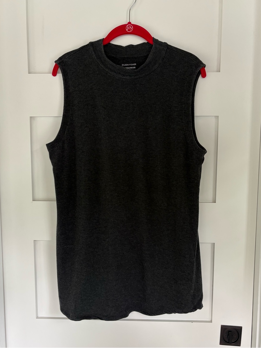 EILEEN FISHER Sleeveless Mock Neck Top